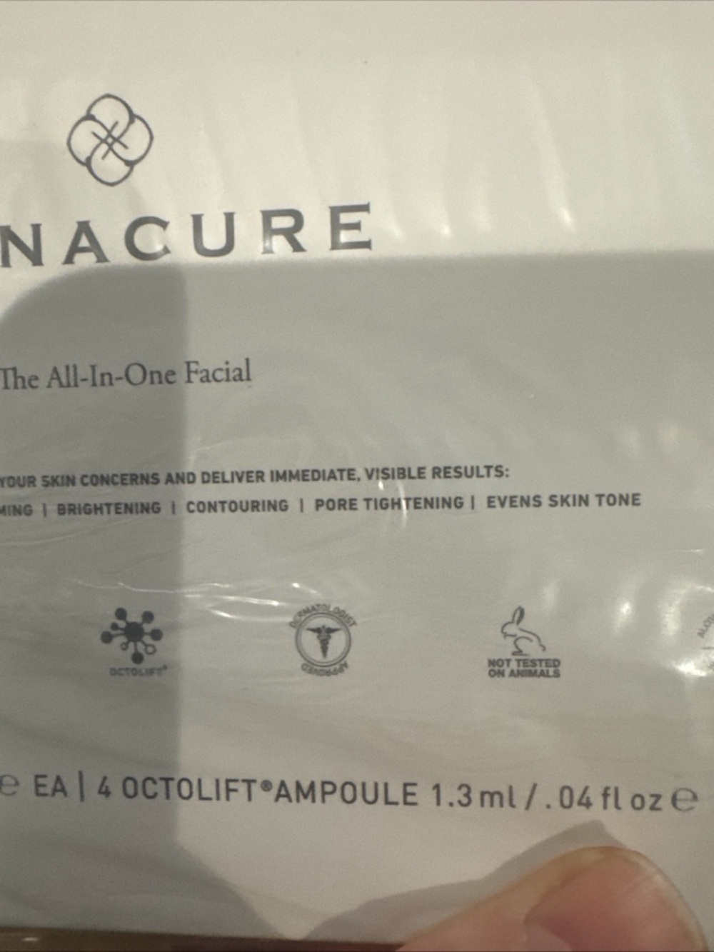 All-In-One Facial/Hanacure Set/4 Facials/Clear Multi-Benefit Mask Set with Brush - Picture 5 of 15